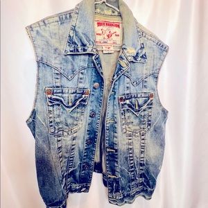 True Religion Jean vest